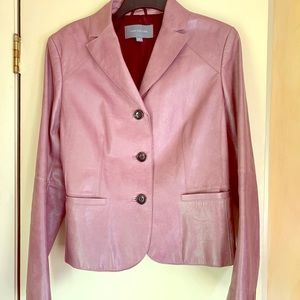 ANN TAYLOR Leather Jacket size 10
